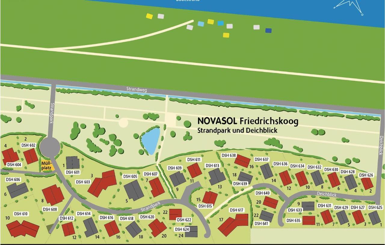 Villa Deichblick 5 - Dorf 2 C Friedrichskoog Exterior foto